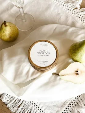 3.2 oz Pear   Prosecco Candle
