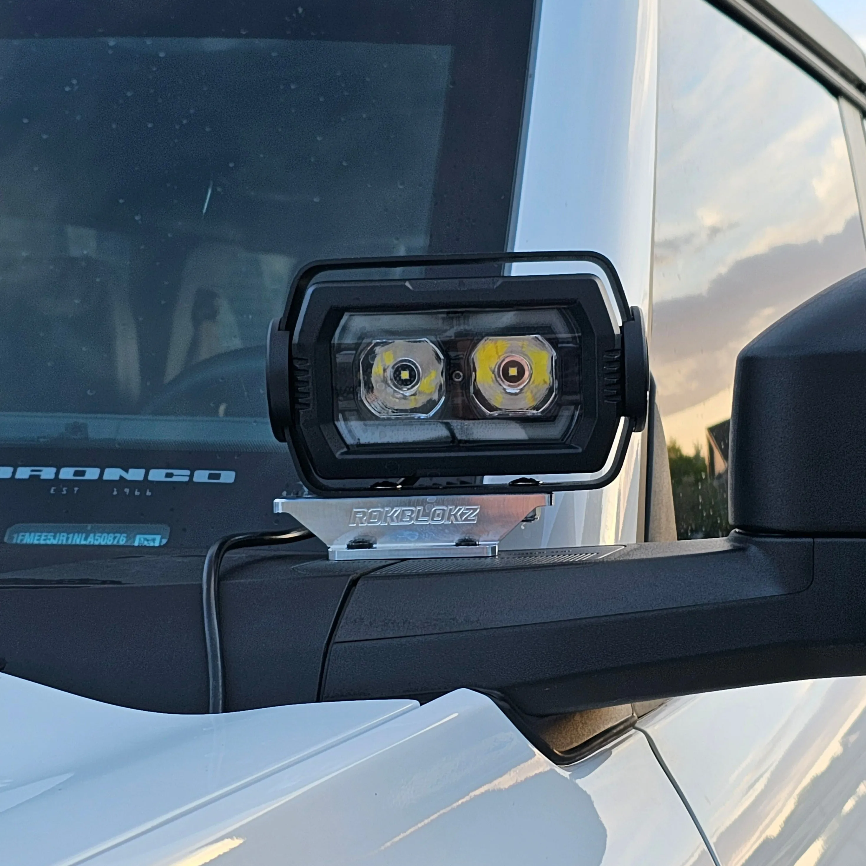A-Pillar Light mount for 2021  Ford Bronco & 2022  Bronco Raptor