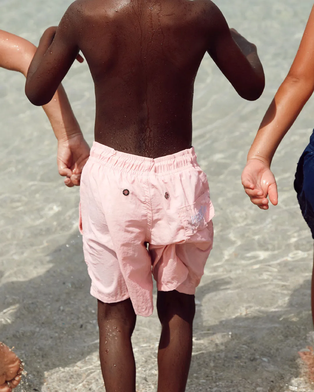 Boy's Swim Shorts - Classic Light Pink