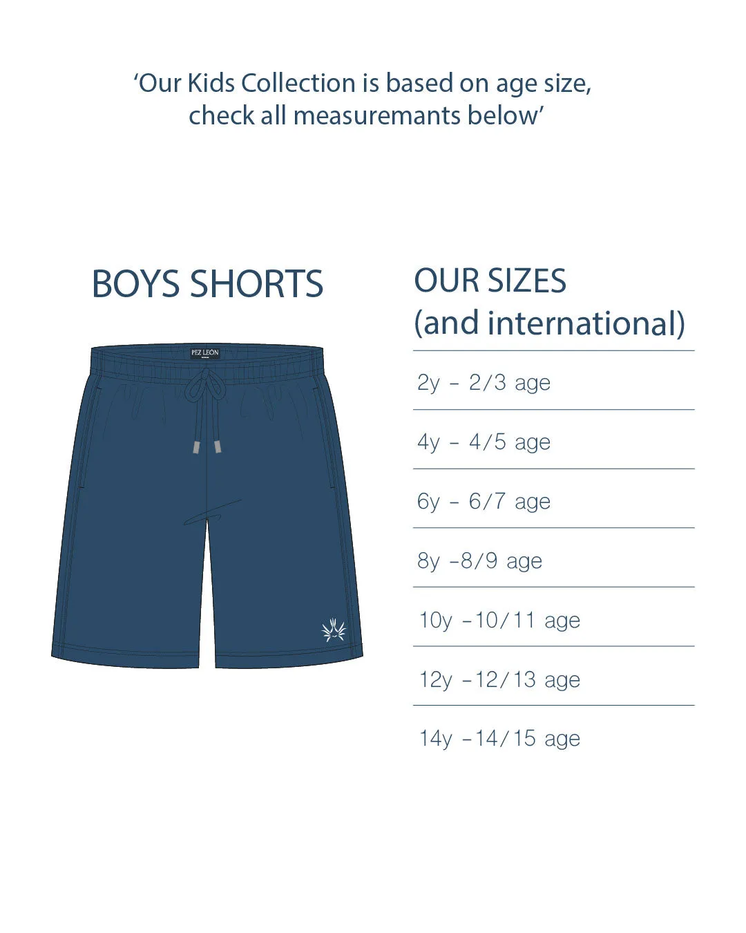 Boy's Swim Shorts - Classic Light Pink