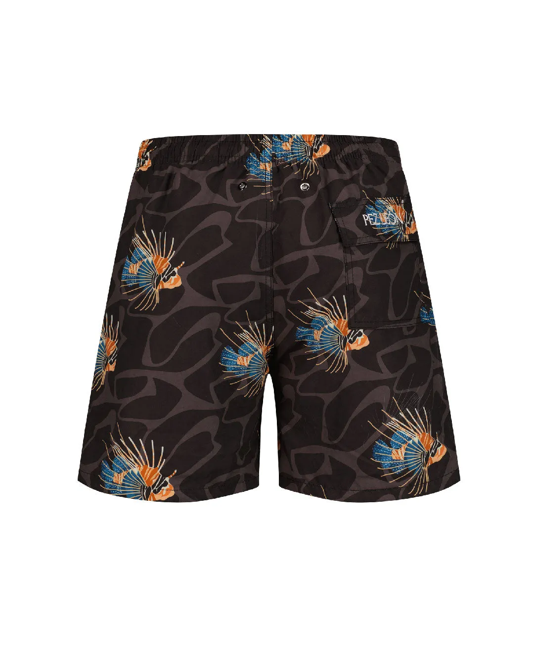 Boy's Swim Shorts - Classic LionFish Black