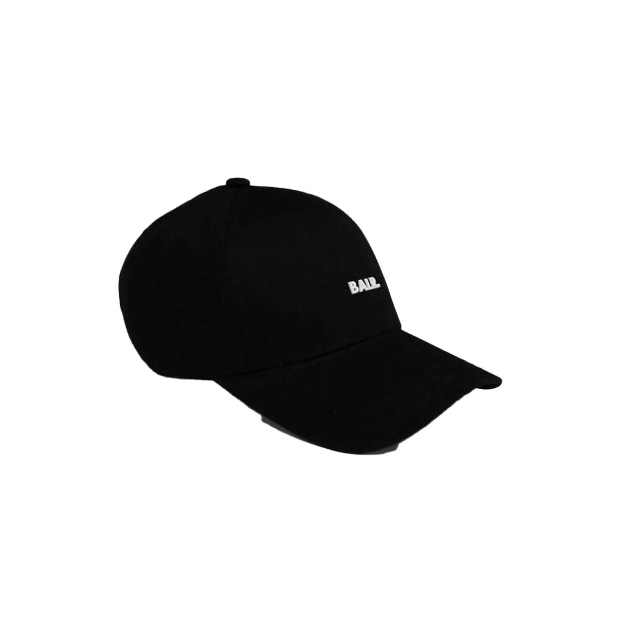 Brand Cotton Cap Jet Black