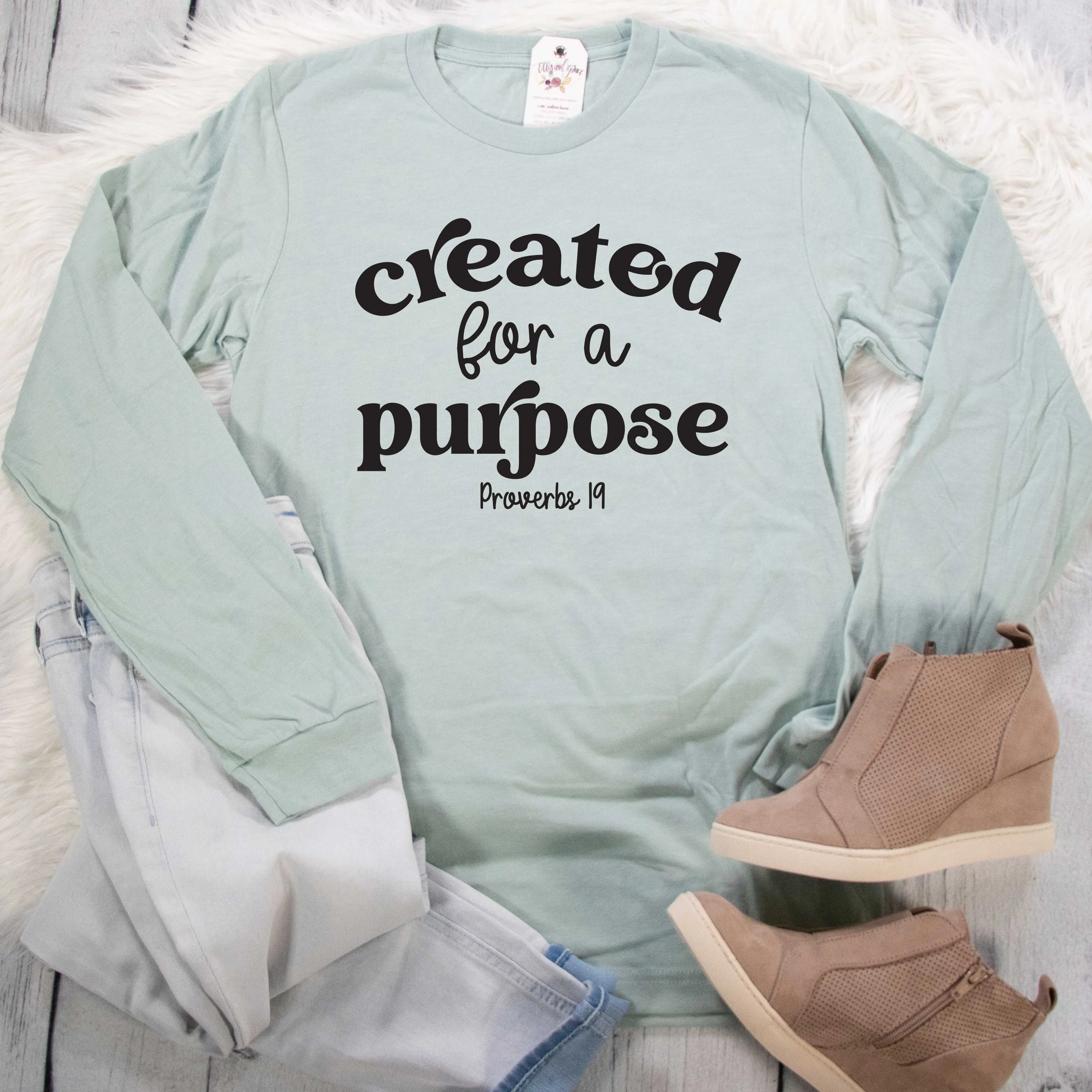 Created For a Purpose Crew Longsleeve