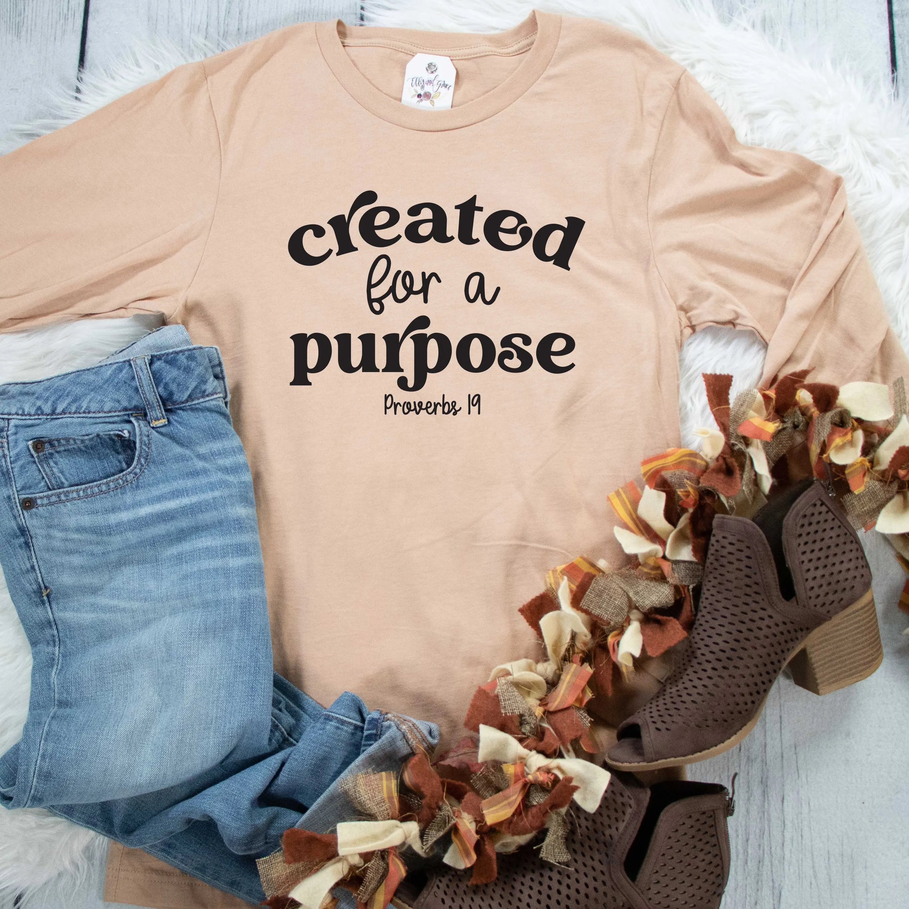 Created For a Purpose Crew Longsleeve