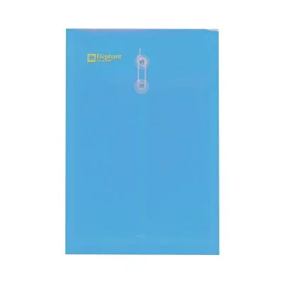 Elephant Eyelet Clear Pocket 431 A4 - Light Blue