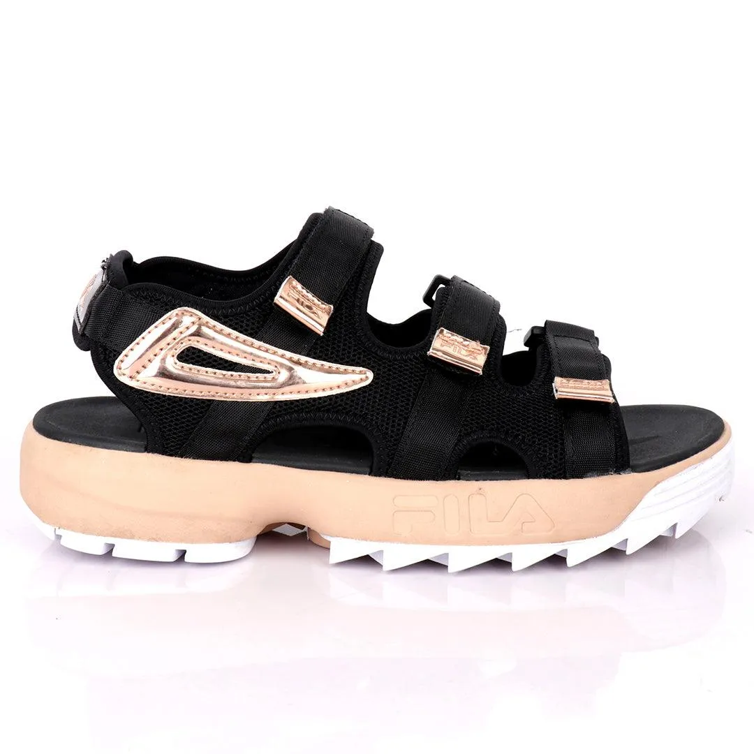 Fil Disruptor SD  Fsihtz Sandals- Black Brown