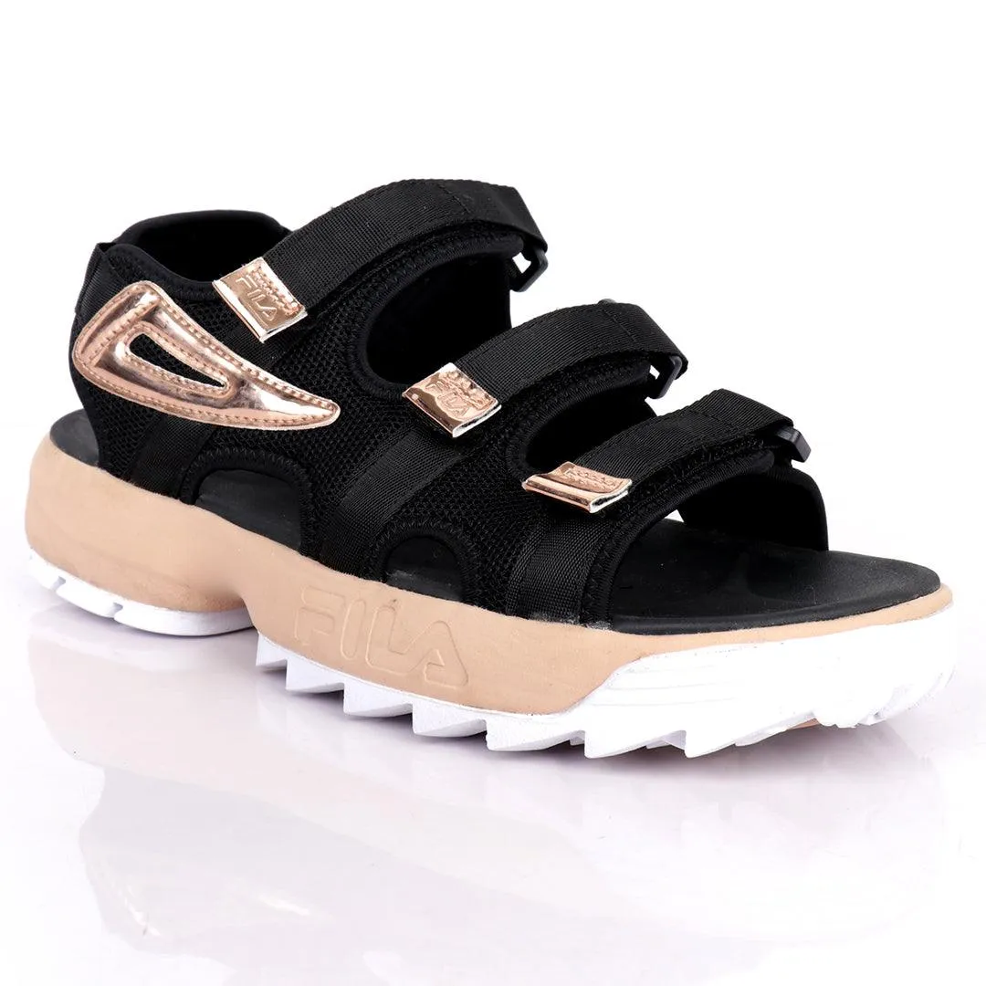 Fil Disruptor SD  Fsihtz Sandals- Black Brown