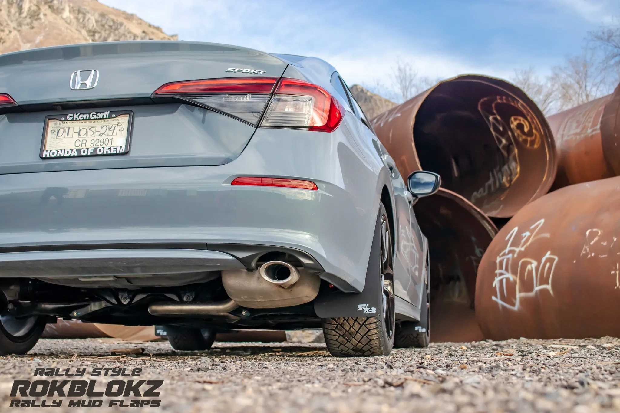 Honda Civic Sedan 2022  Rally Mud Flaps