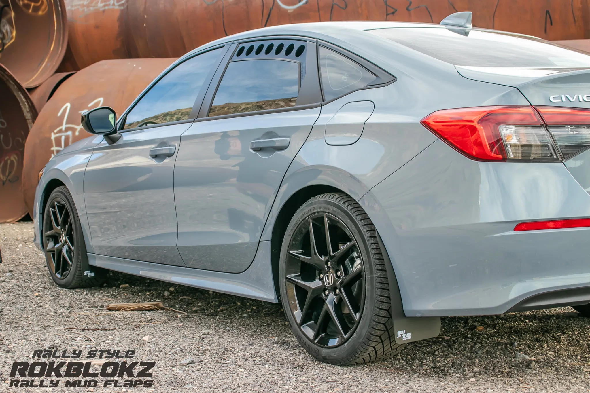 Honda Civic Sedan 2022  Rally Mud Flaps
