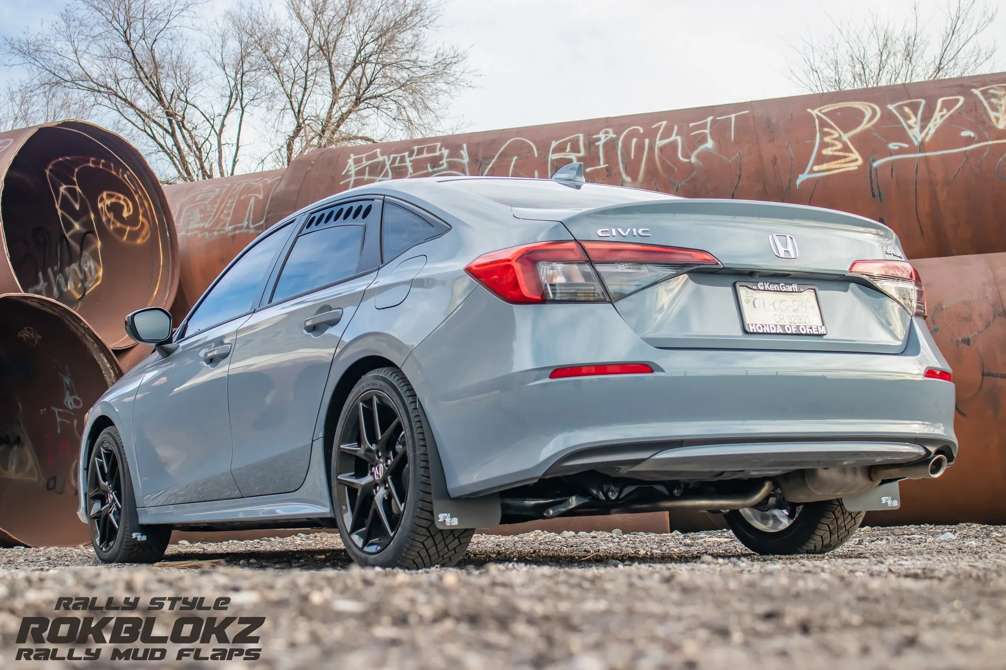 Honda Civic Sedan 2022  Rally Mud Flaps