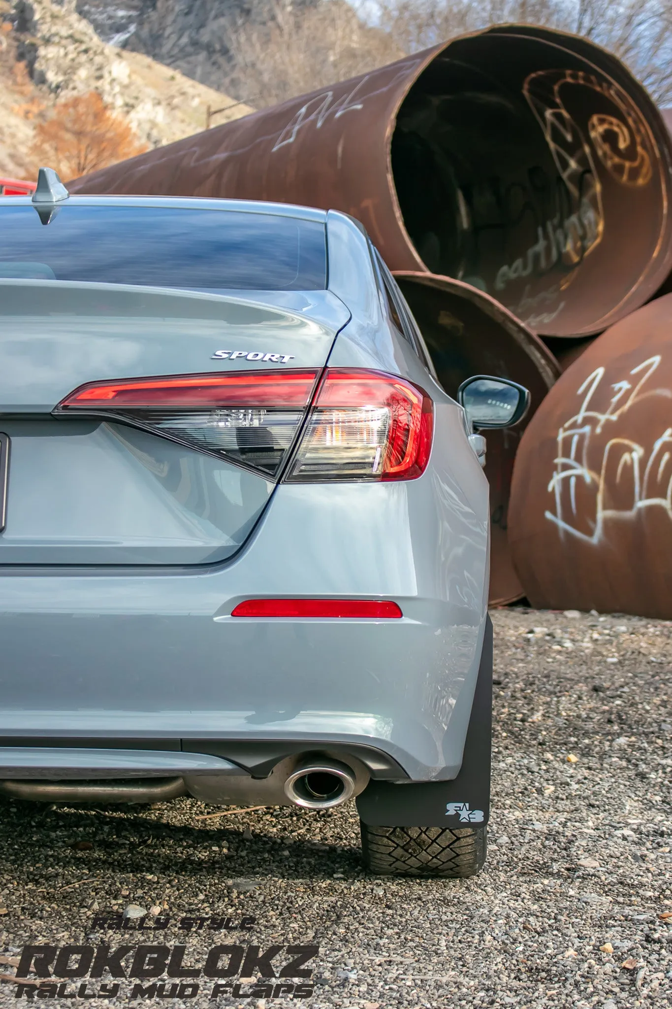 Honda Civic Sedan 2022  Rally Mud Flaps