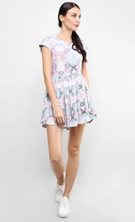 LAUGHING OWL CAP SLEEVED DRESS LAUGHING OWL CAP SLEEVED DRESS