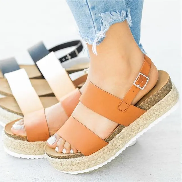 New Platform Sandals With Wedges Shoes For Women