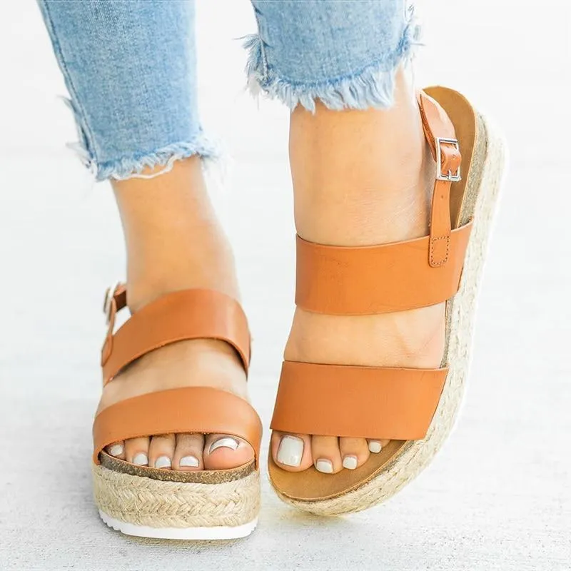 New Platform Sandals With Wedges Shoes For Women
