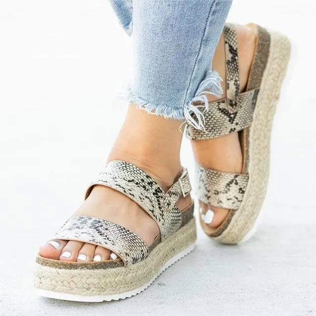 New Platform Sandals With Wedges Shoes For Women