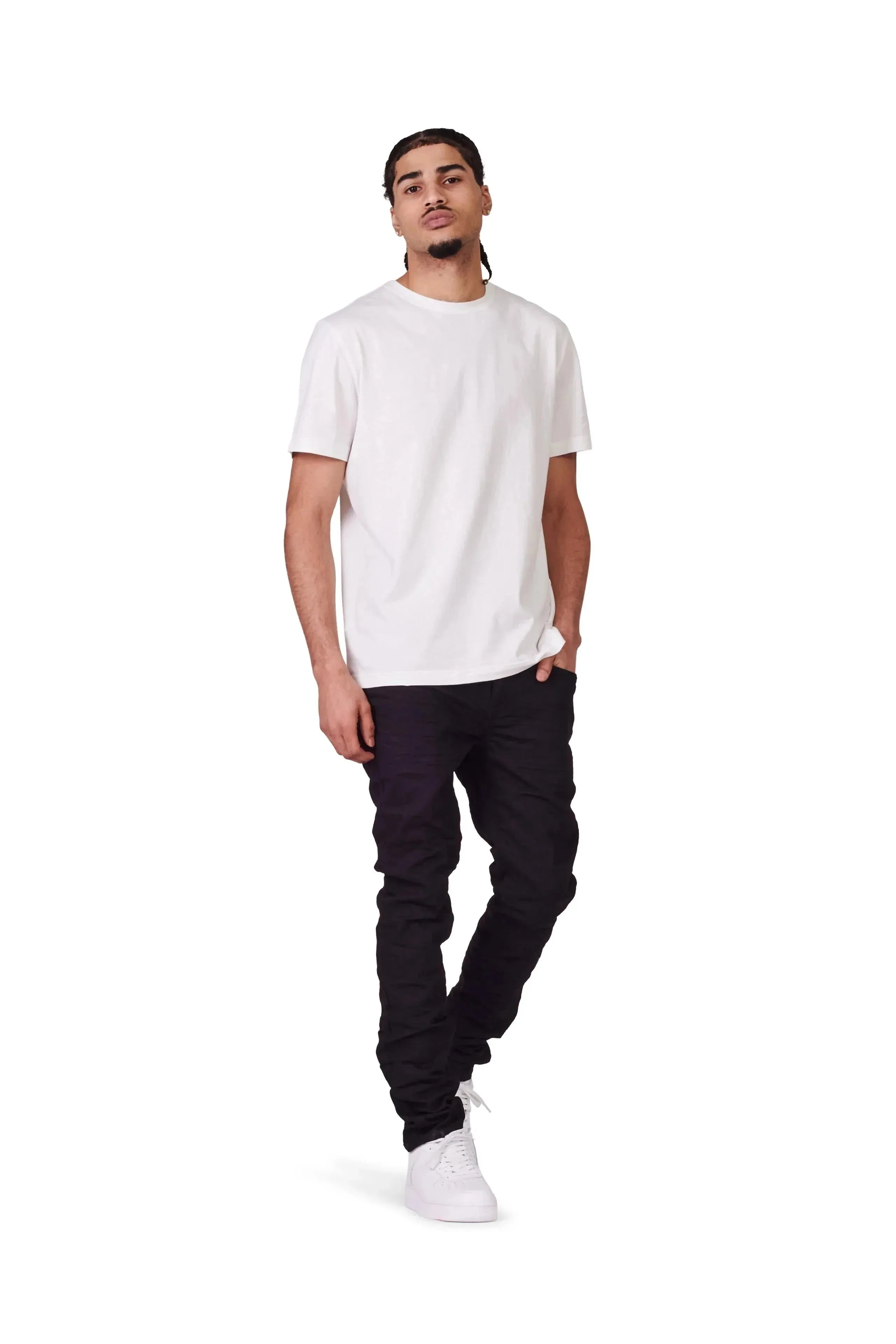 purple brand (black raw jean)
