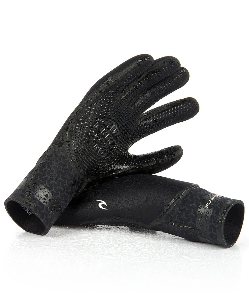 Rip Curl FLASH BOMB 3/2 5 FINGER GLOVES