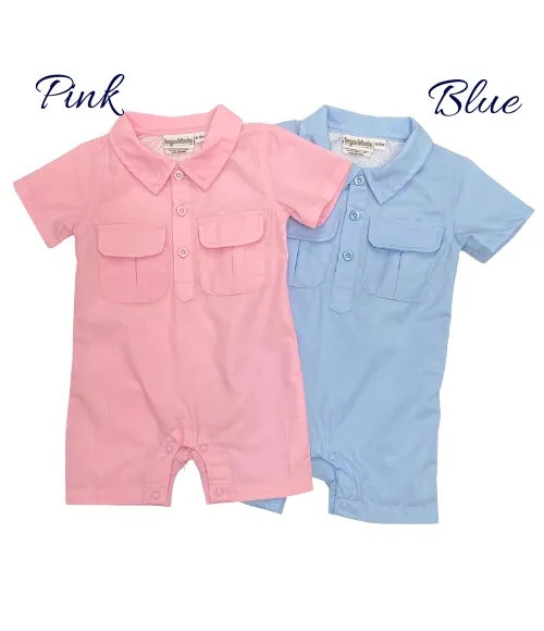 Short Sleeve Fishing Romper