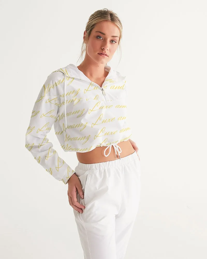Streamz Gold Rush Women's Cropped Windbreaker