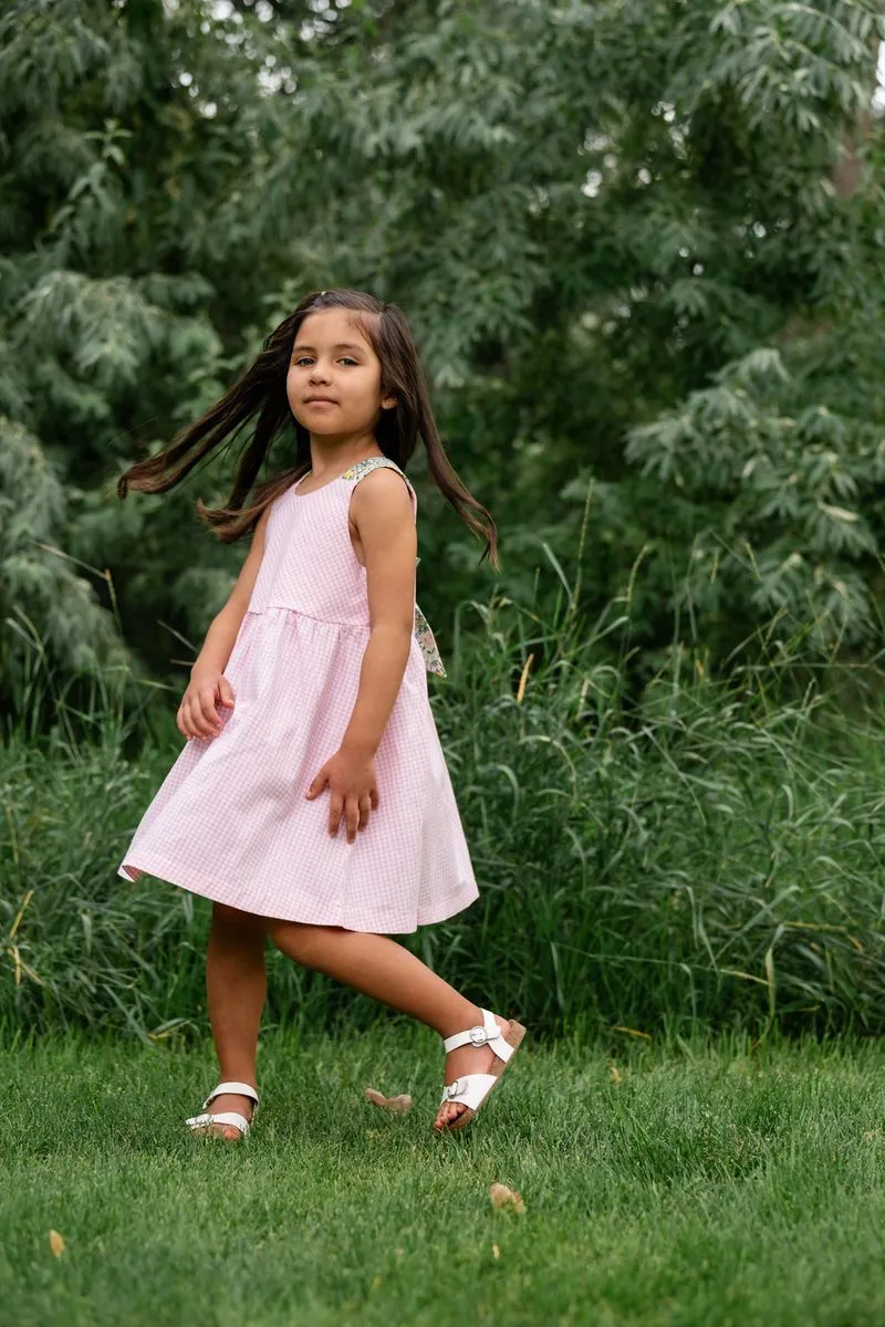 Sunday Dress, Aster Gingham