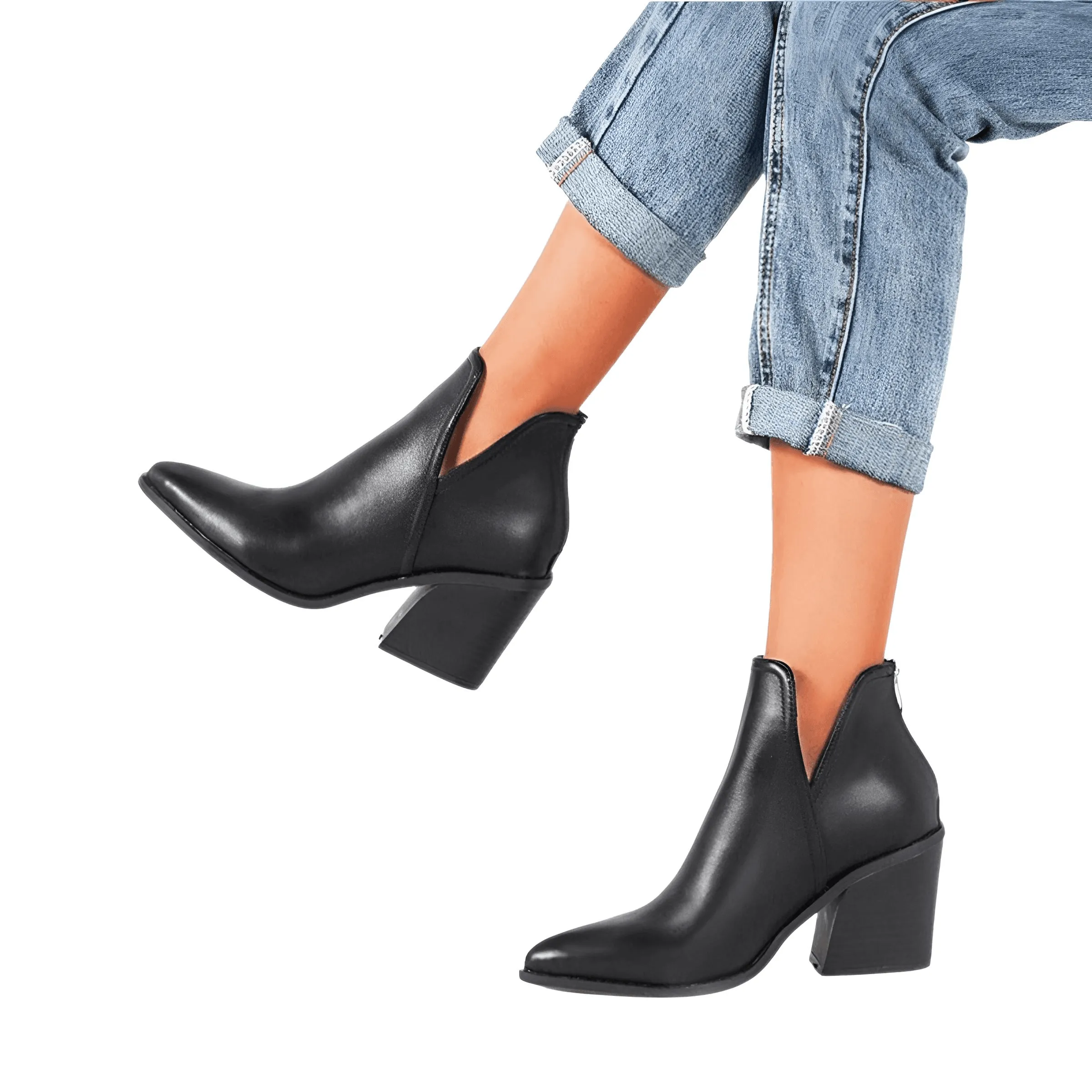 Women's Mid-Heel Ankle Boots