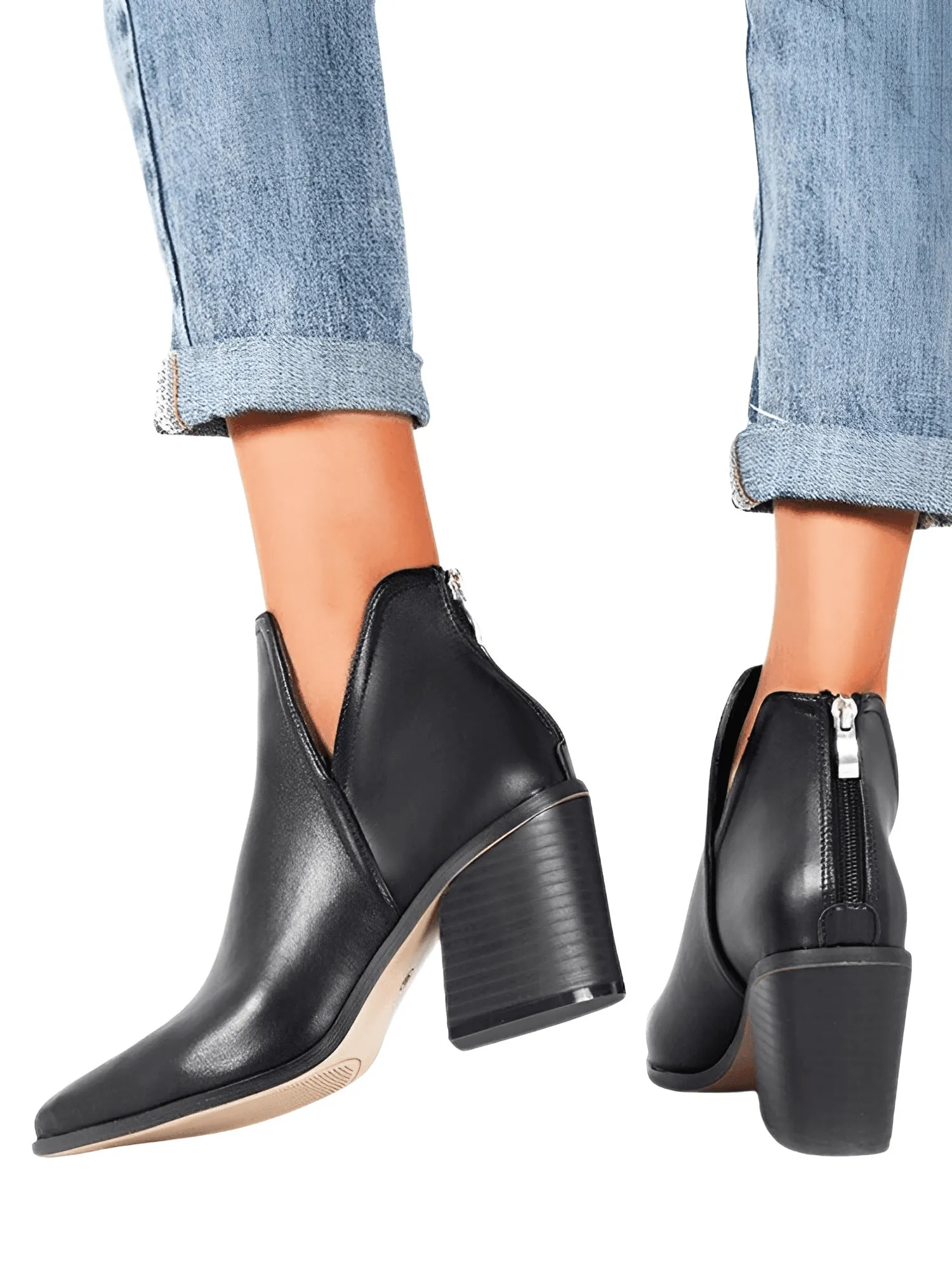 Women's Mid-Heel Ankle Boots