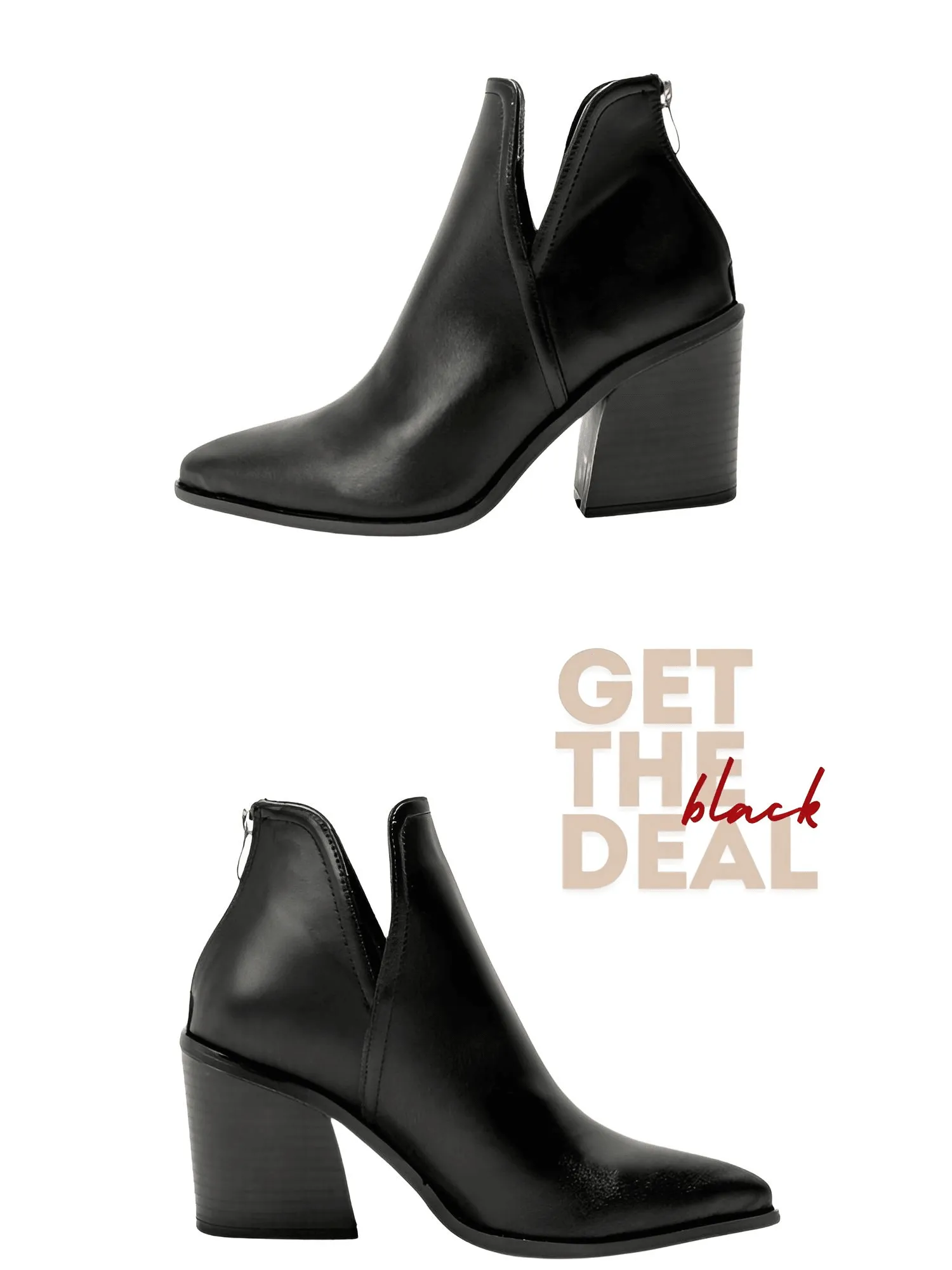 Women's Mid-Heel Ankle Boots