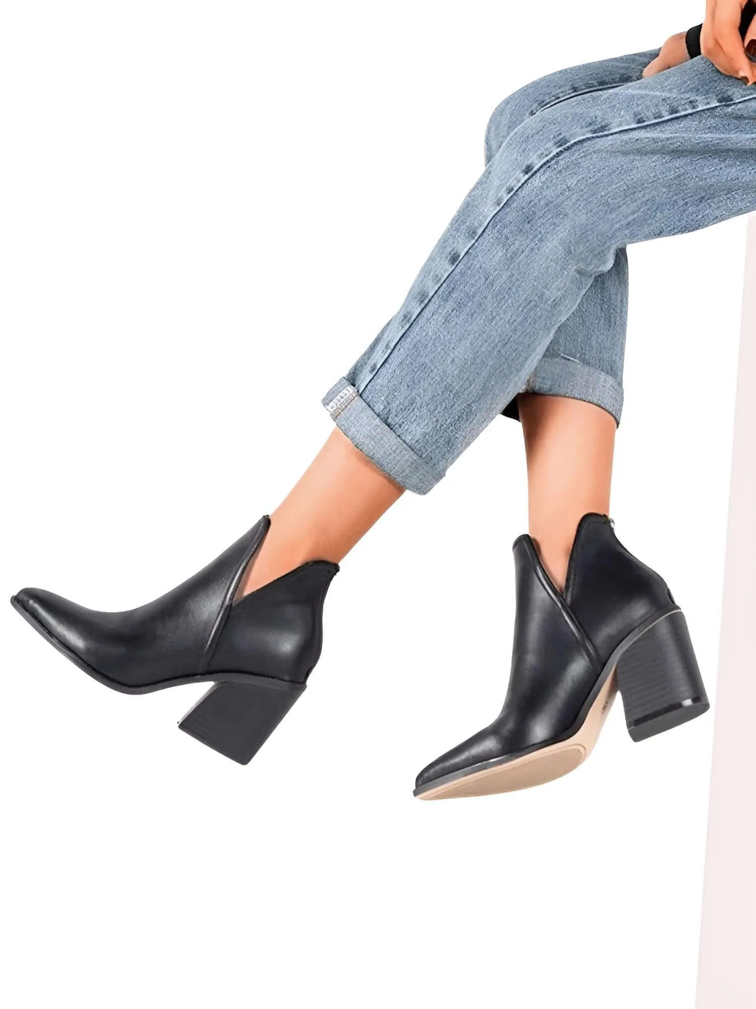 Women's Mid-Heel Ankle Boots