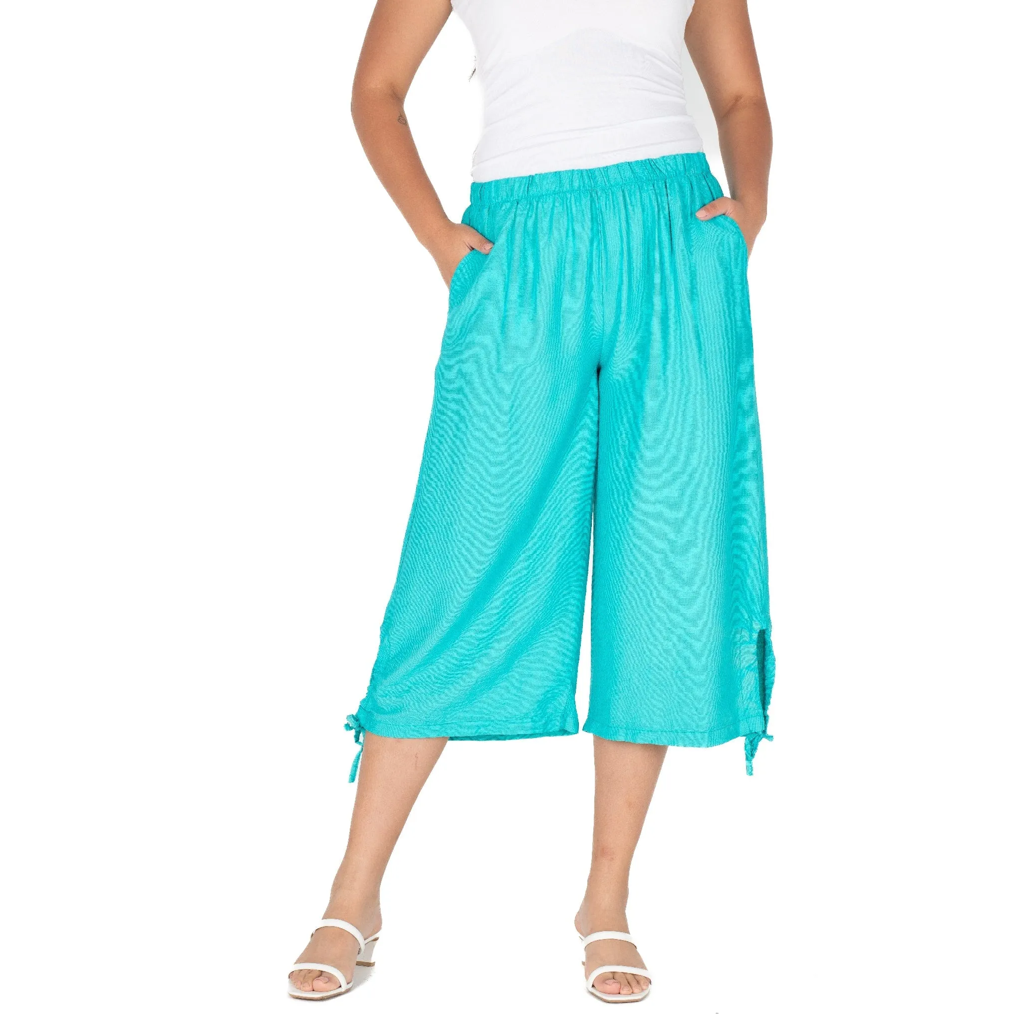 Women's Woven Capri | M Made in Italy